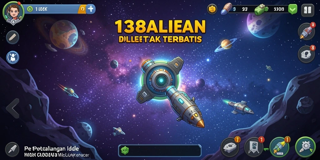 Screenshot gameplay 138ALIEN menampilkan petualangan luar angkasa yang menawan.